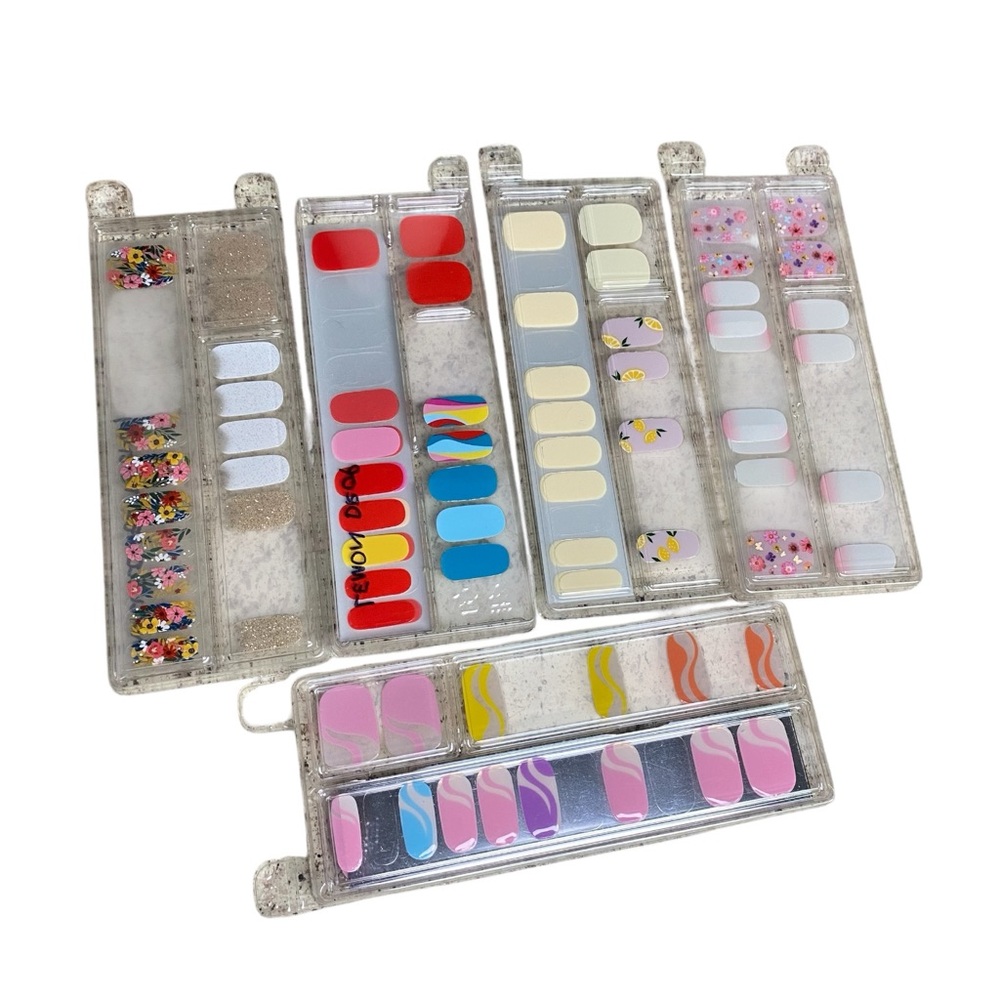 Colorful Nail Wraps Set